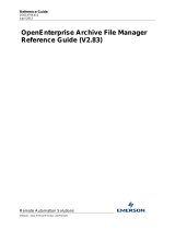 Remote Automation SolutionsOpenEnterprise Archive File Manager