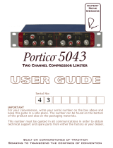Rupert Neve Designs Portico 5043 User manual