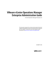 VMware vCenter vCenter Operations Manager 5.0 User guide