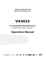 Jensen VX4022A User manual