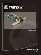 Trendnet TFM-PCIV92A User guide