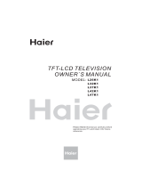 Haier HL32K1 - K-Series - 32" LCD TV Owner's manual