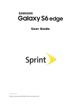 Samsung Galaxy S 6 Edge Sprint User guide