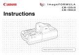 Canon imageFORMULA CR-190i II Owner's manual