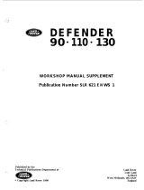 Land Rover Defender 90 110 130 User manual