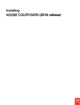 Adobe ColdFusion 2016 Installation guide