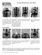 Bunn-O-Matic Titan Server Operating instructions