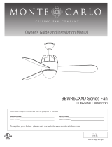 Monte Carlo Fan Company 5PPR54XX Installation guide