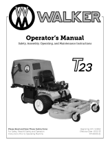 Walker T23 User manual