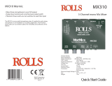 Rolls MX 310 User manual