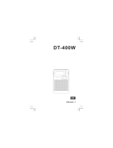 Sangean DT-400W User manual