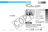 Canon PowerShot A560 User manual