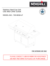 Nexgrill 720-0018 Owner's manual