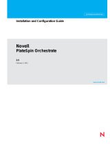 Novell PlateSpin Orchestrate 2.5 Configuration Guide