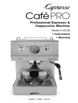 Capresso Café PRO #125 User manual