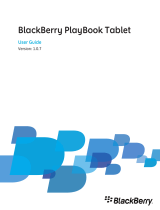 Blackberry PlayBook Tablet v1.0 User guide