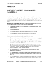 YSI 6-Series Drinking Water Systems Quick start guide