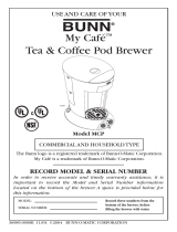 Bunn-O-Matic MCP Operating instructions