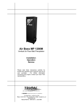 Trion Air Boss® MP1200M Vertical Airflow Mist Precipitator User manual
