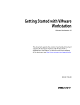 VMware Workstation 10.0.1 Quick start guide