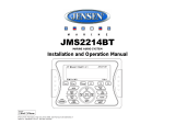 ASA Electronics JMS2214BT User manual