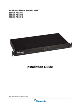 MuxLabHDMI 4x4 Matrix Switch Kit, HDBT, PoE