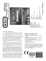 Rolls MX54 User manual