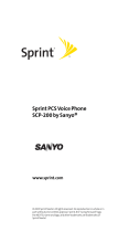 Sanyo SCP-200 Sprint User manual