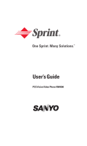Sanyo Sprint VM4500 User manual