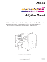 MIMAKI UJF-605RII User manual