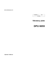 Wacker Neuson DPU 6055 WC User manual