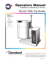 Cleveland KET-20-T User manual