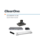 ClearOne COLLABORATE Pro 900 Quick start guide