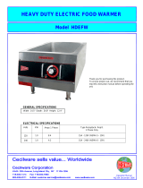 Cecilware HDEFW Operating instructions