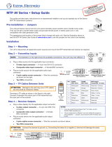 Extron MTP R SV A & MTP R SV A RCA User manual
