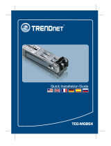 Trendnet TEG-MGBSX Quick Installation Guide