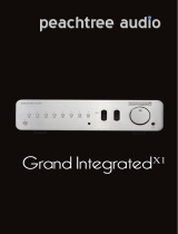 Peachtree Audio Grand Integrated X-1 User manual