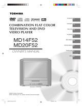 Toshiba MD14F52 User manual