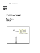 YSI PC6000 Software Owner's manual
