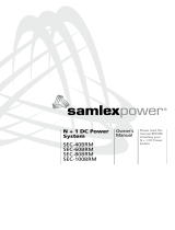 Samlexpower SEC-60BRM Owner's manual