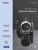 Canon FS30 User manual