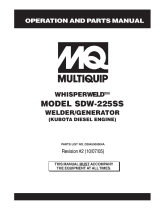 MQ Multiquip SDW225SS Operating instructions