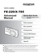 Olympus FE220 User manual