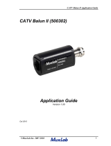 MuxLab CATV Balun II User guide