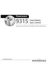 Powerware 9315 Installation & Operation Manual