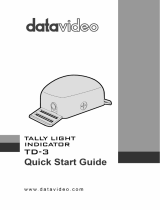 DataVideo TD-3 User manual