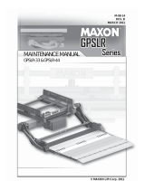 Maxon GPSLR-33 & GPSLR-44 -(Rev. C - March 2011) Maintenance Manual