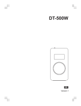 Sangean DT-500W User manual