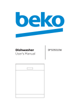 Beko DFS05010W Slimline Dishwasher Owner's manual