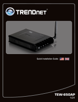 Trendnet TEW-650AP Quick Installation Guide